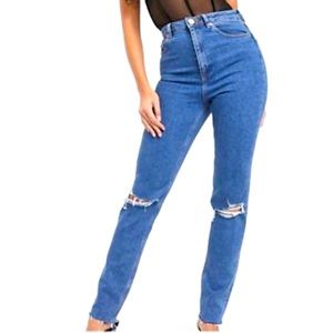 ASOS tall high waist slim mom jeans